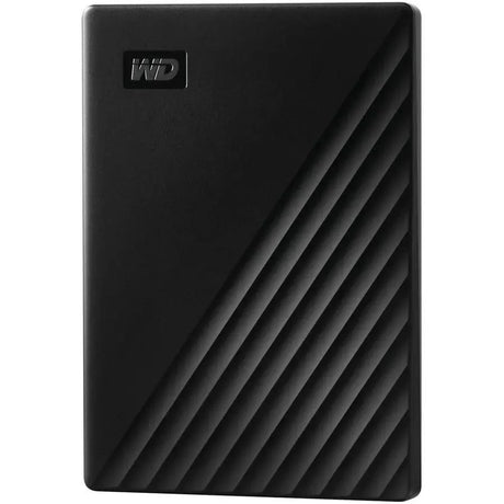 WD WD My Passport 2 TB Portable Hard Drive - External - Black - USB 3.2 - 256-bit Encryption Standard - WDBYVG0020BBK-WESN