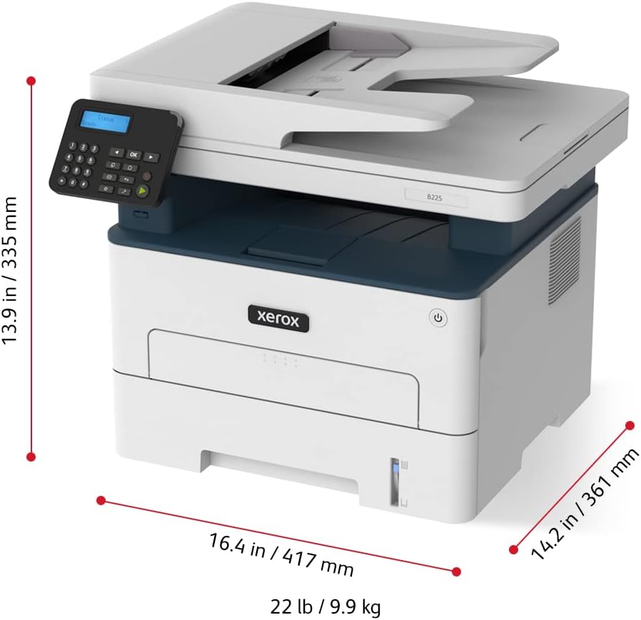 XEROX Printers/Laser Printers/Monochrome Multifunction Xerox B225/DNI Multifunction Laser Printer 600 x 600 DPI 36PPM