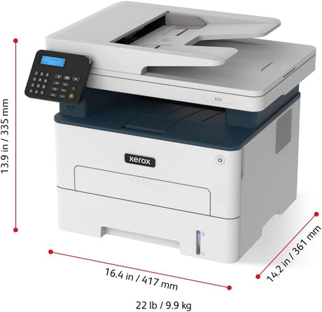 XEROX Printers/Laser Printers/Monochrome Multifunction Xerox B225/DNI Multifunction Laser Printer 600 x 600 DPI 36PPM