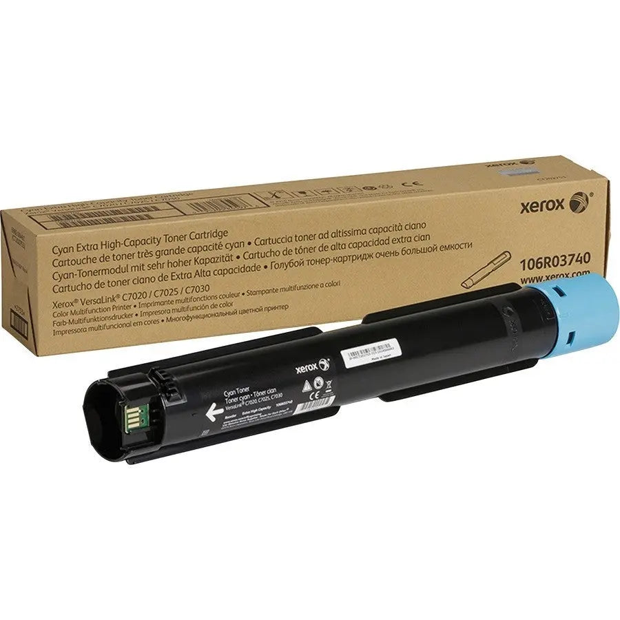 XEROX Printers/Printer Ink and Toners Xerox VersaLink C7020/C7025/C7030 Cyan Extra High Capacity Toner Cartridge 106R03740