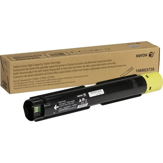 XEROX Printers/Printer Ink and Toners Xerox VersaLink C7020/C7025/C7030 Yellow Extra High Capacity Toner Cartridge 106R03738