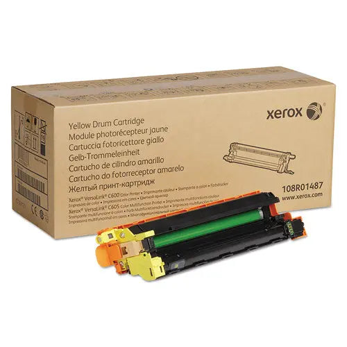 XEROX XEROX  Drum Unit, 40,000 Page-Yield, Yellow - 108R01487
