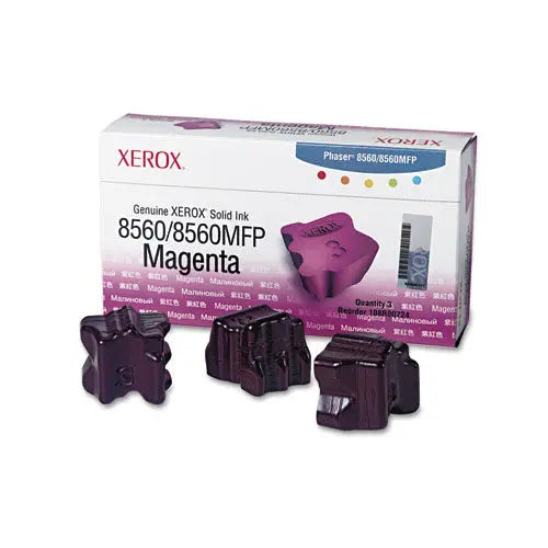 XEROX XEROX  Solid Ink Stick, 3,400 Page-Yield, Magenta, 3/Box - 108R00724